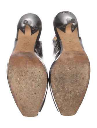 Jimmy Choo Patent Leather Slingback Sandals