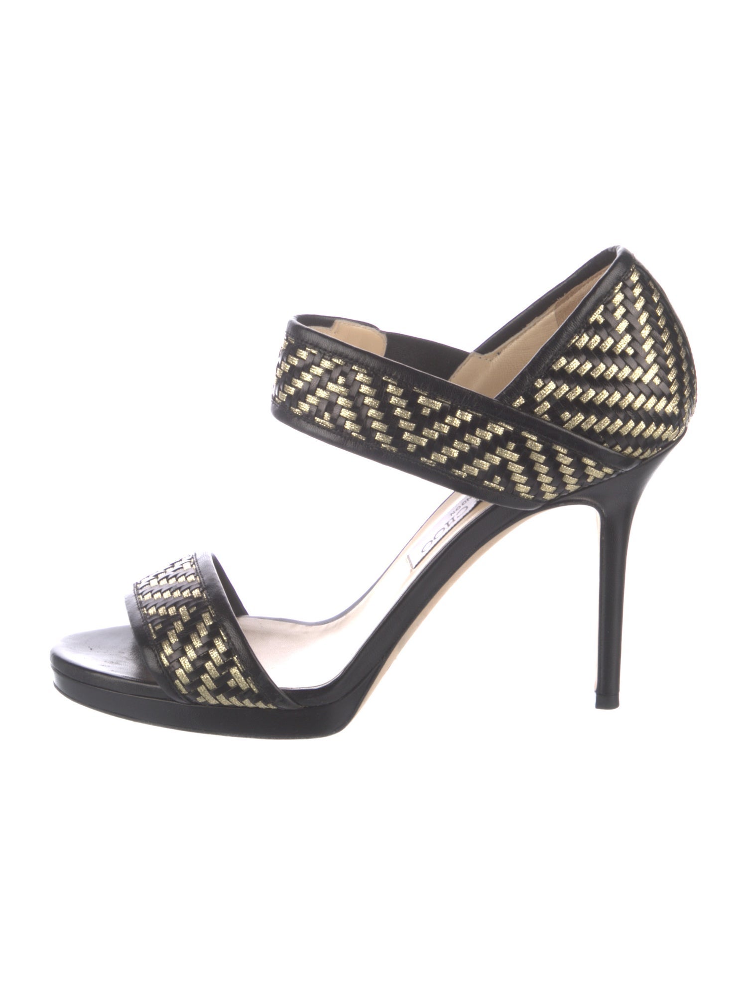 Jimmy Choo Leather Patterned Sandals
