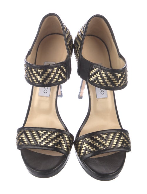 Jimmy Choo Leather Patterned Sandals