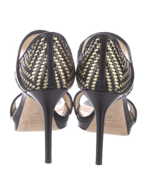 Jimmy Choo Leather Patterned Sandals