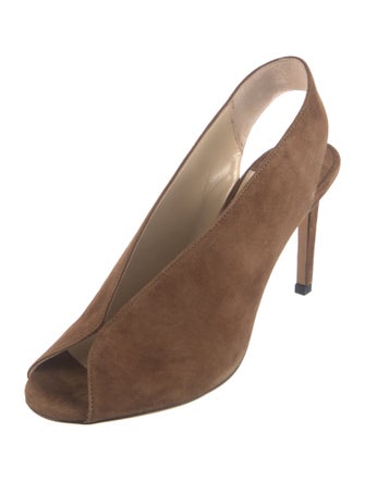 Jimmy Choo Suede Slingback Sandals