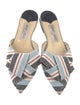 Jimmy Choo Printed Bow Accents Mules