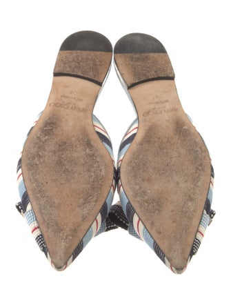 Jimmy Choo Printed Bow Accents Mules