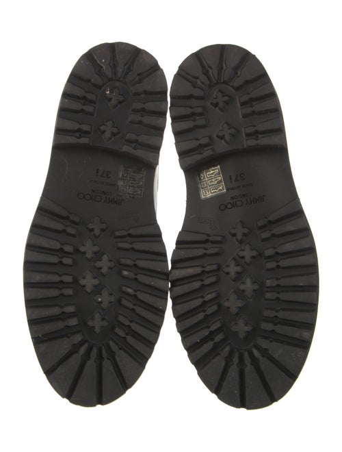 Jimmy Choo Patent Leather Combat Boots