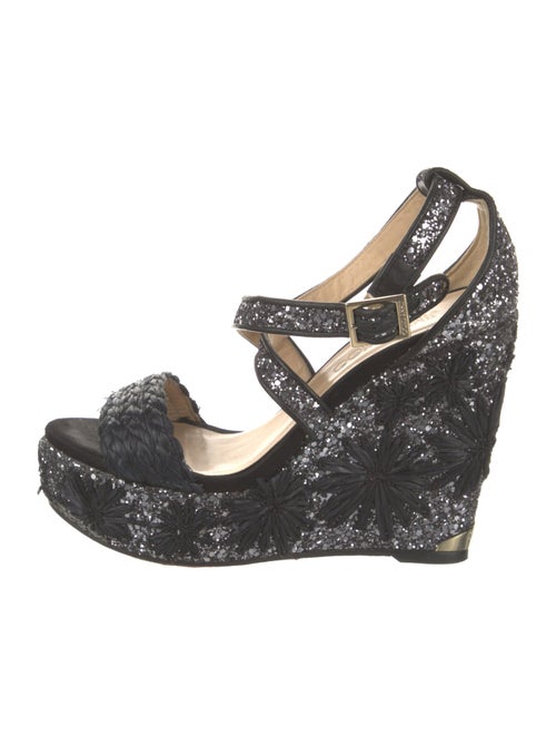 Jimmy Choo Glitter Espadrilles