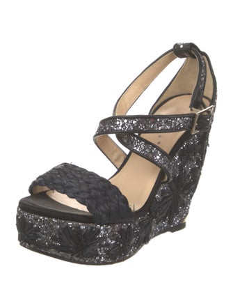 Jimmy Choo Glitter Espadrilles