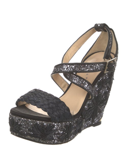 Jimmy Choo Glitter Espadrilles