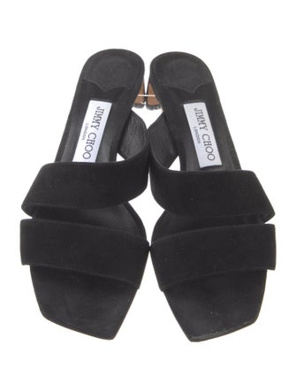 Jimmy Choo Suede Slides