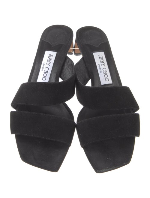 Jimmy Choo Suede Slides