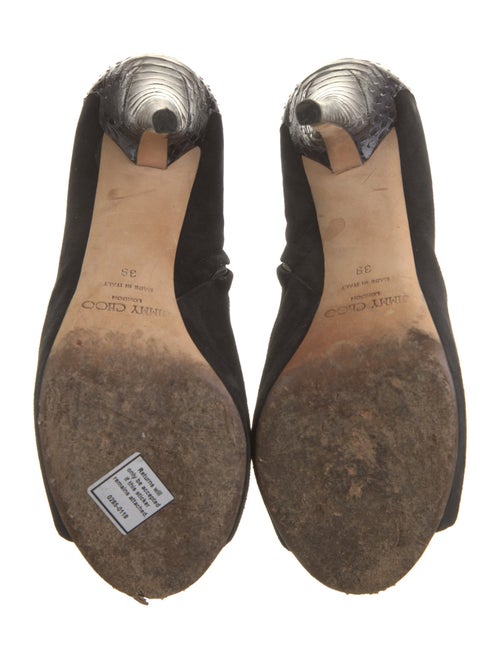 Jimmy Choo Suede D'Orsay Pumps