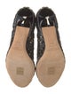 Jimmy Choo Leather Mesh Accents Pumps