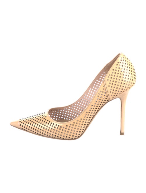 Jimmy Choo Patent Leather Polka Dot Print Pumps