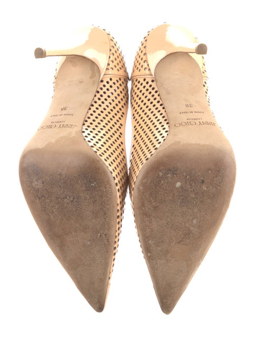 Jimmy Choo Patent Leather Polka Dot Print Pumps