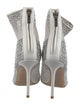 Jimmy Choo Mesh Crystal Embellishments Boots