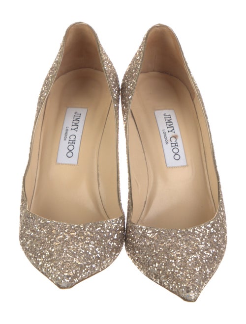 Jimmy Choo Glitter Pumps