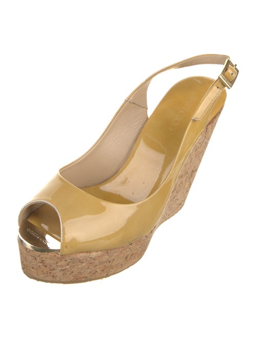 Jimmy Choo Patent Leather Slingback Sandals