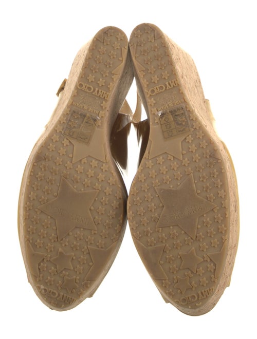 Jimmy Choo Patent Leather Slingback Sandals