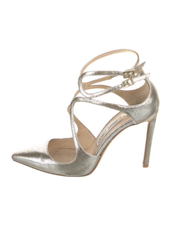 Jimmy Choo Leather T-Strap Pumps