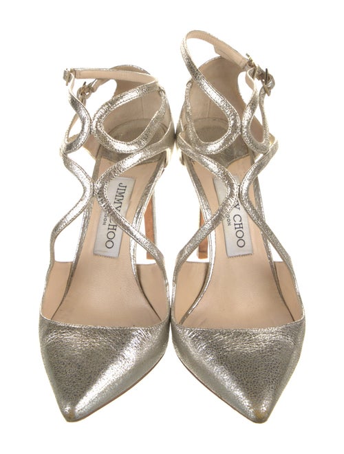 Jimmy Choo Leather T-Strap Pumps