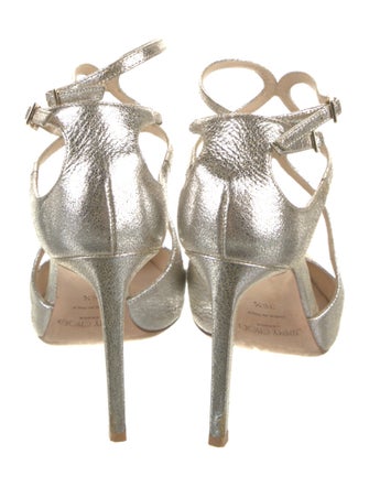 Jimmy Choo Leather T-Strap Pumps