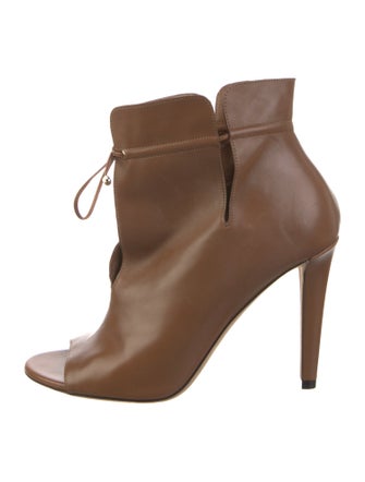 Jimmy Choo Leather Lace-Up Boots