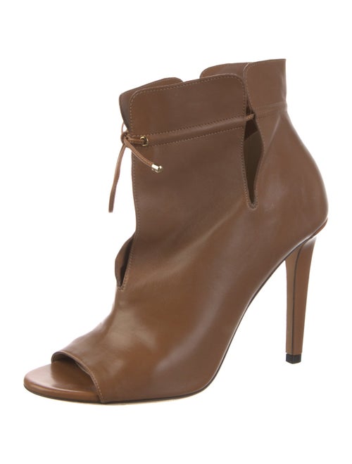 Jimmy Choo Leather Lace-Up Boots