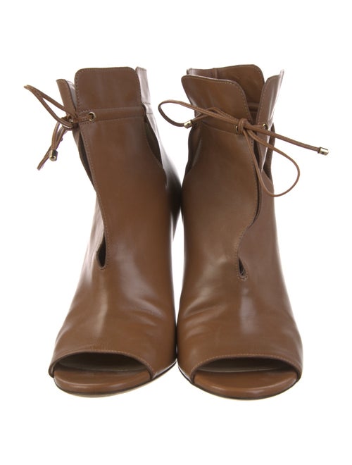 Jimmy Choo Leather Lace-Up Boots