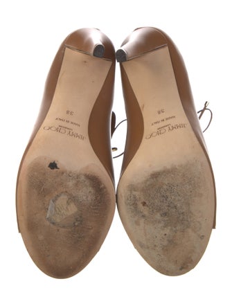 Jimmy Choo Leather Lace-Up Boots