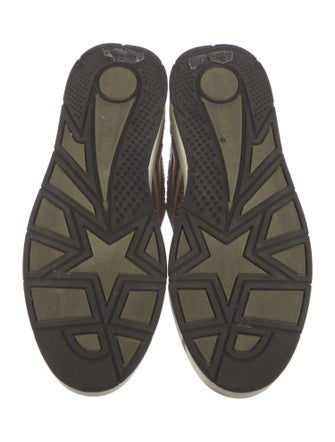 Jimmy Choo Glitter Printed Sneakers