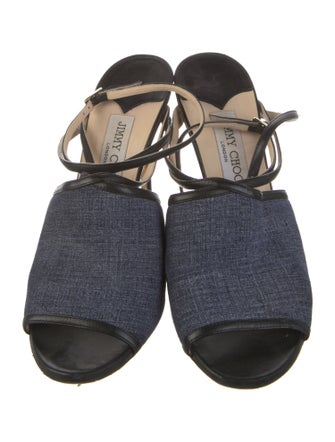 Jimmy Choo Denim Sandals