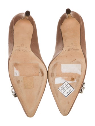 Jimmy Choo Velvet Crystal Embellishments Pumps