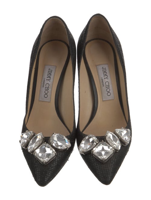 Jimmy Choo Crystal Embellishments Pumps