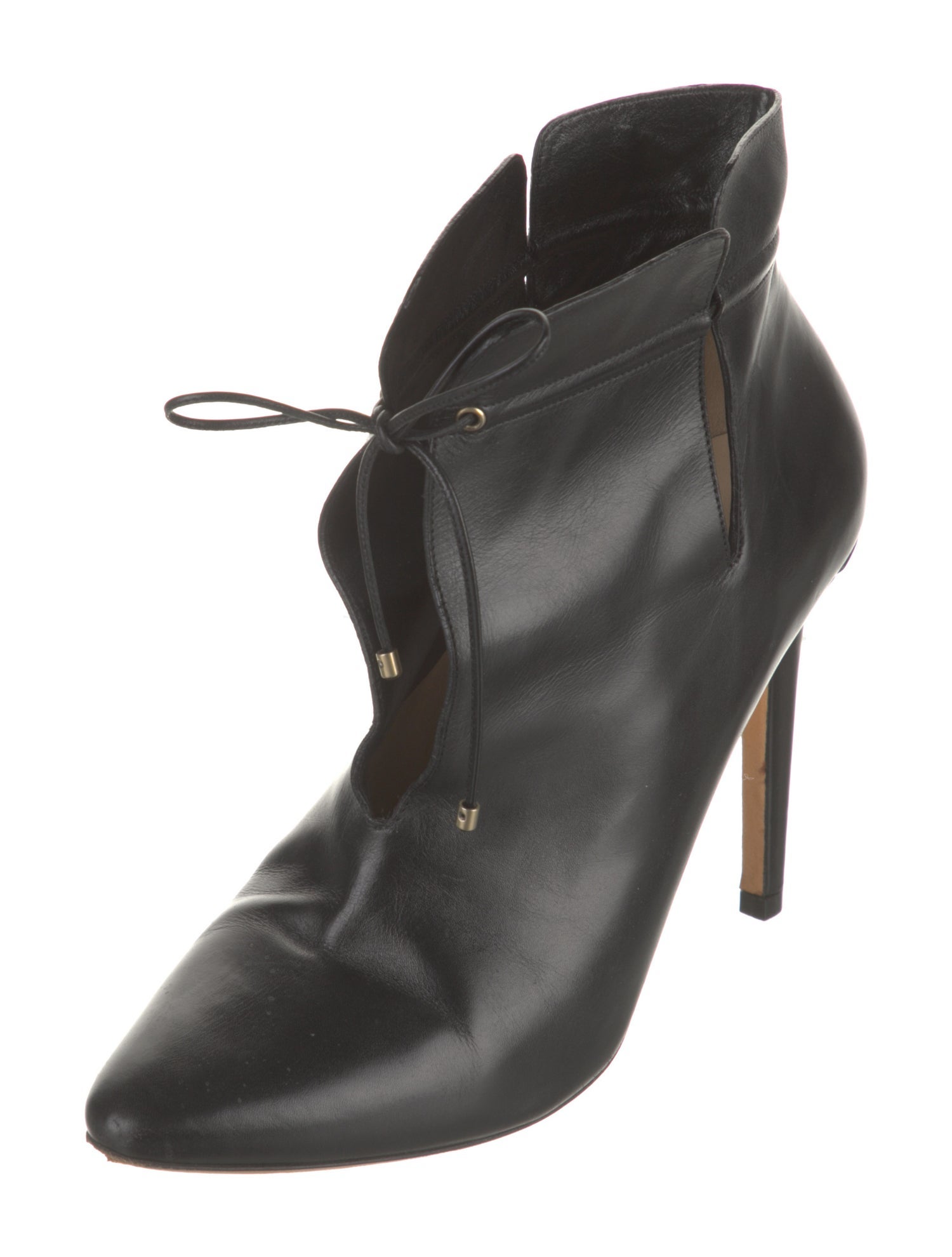 Jimmy Choo Leather Lace-Up Boots