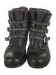 Jimmy Choo Leather Combat Boots
