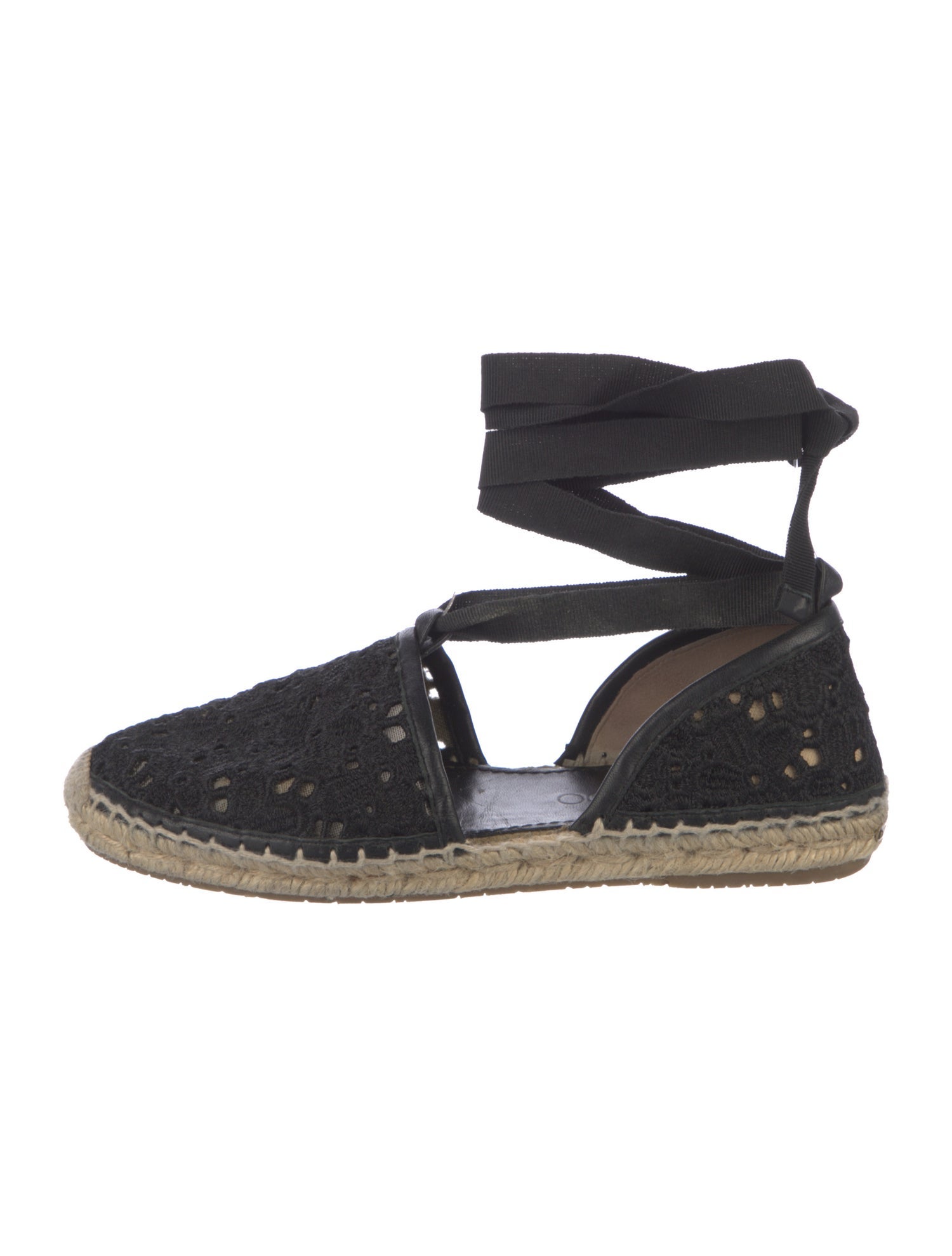 Jimmy Choo Embroidered Accent Espadrilles