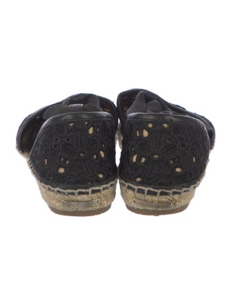 Jimmy Choo Embroidered Accent Espadrilles