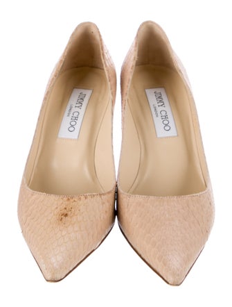 Jimmy Choo Snakeskin Pumps