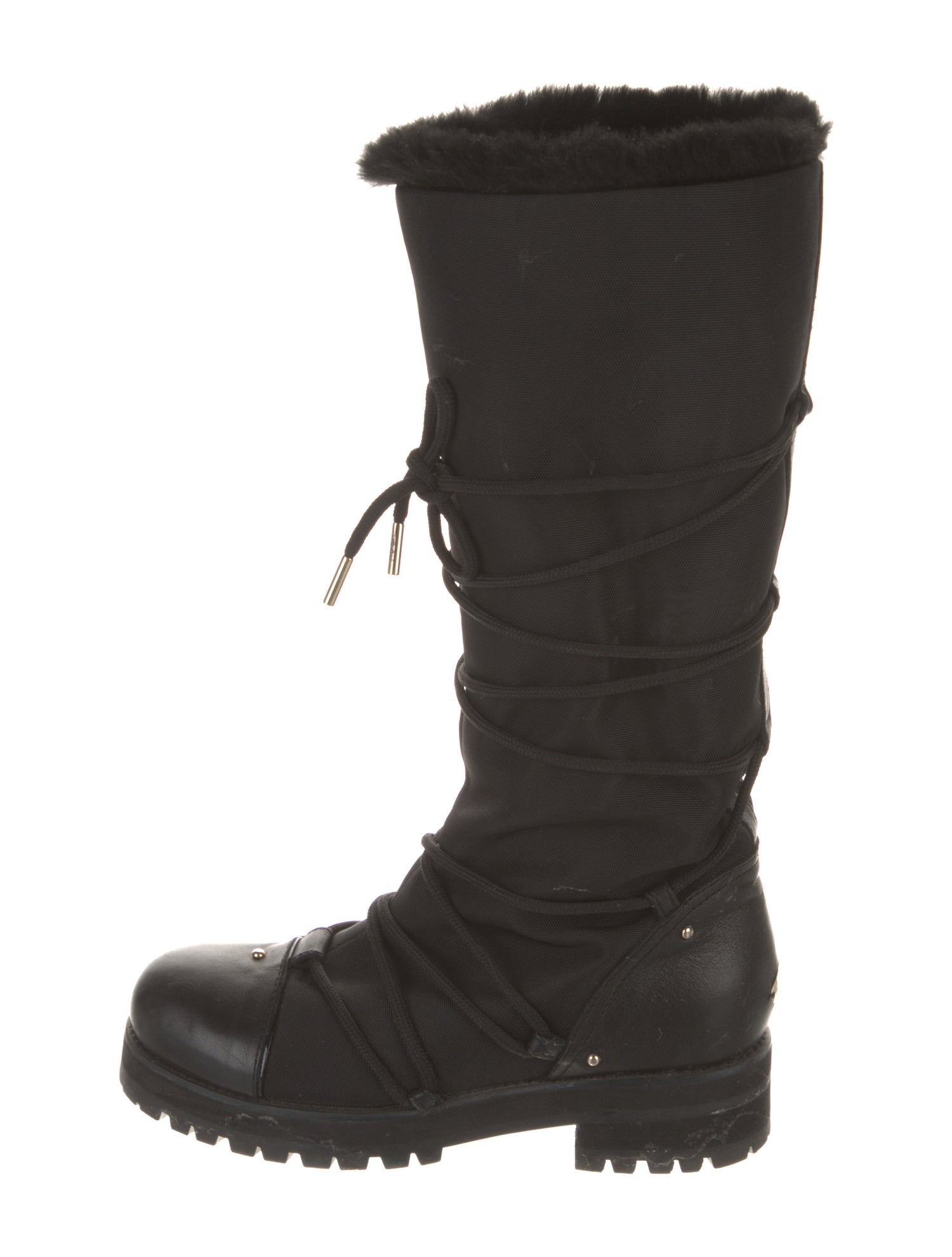 Jimmy Choo Nylon Combat Boots