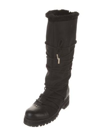 Jimmy Choo Nylon Combat Boots