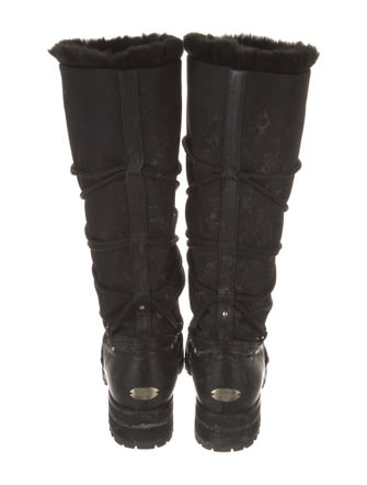 Jimmy Choo Nylon Combat Boots
