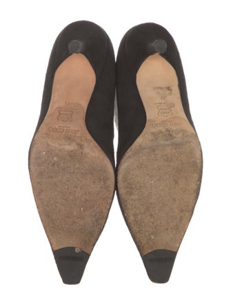 Jimmy Choo Suede Leather Trim Embellishment Boots