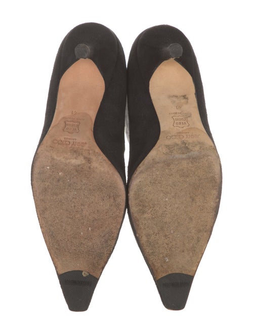 Jimmy Choo Suede Leather Trim Embellishment Boots