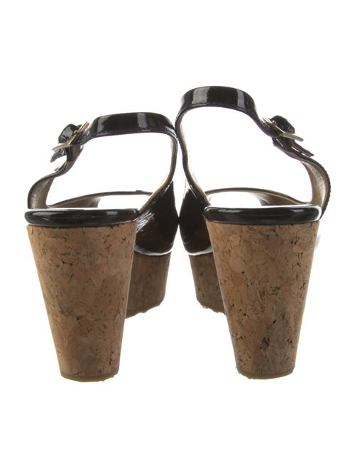 Jimmy Choo Patent Leather Slingback Sandals