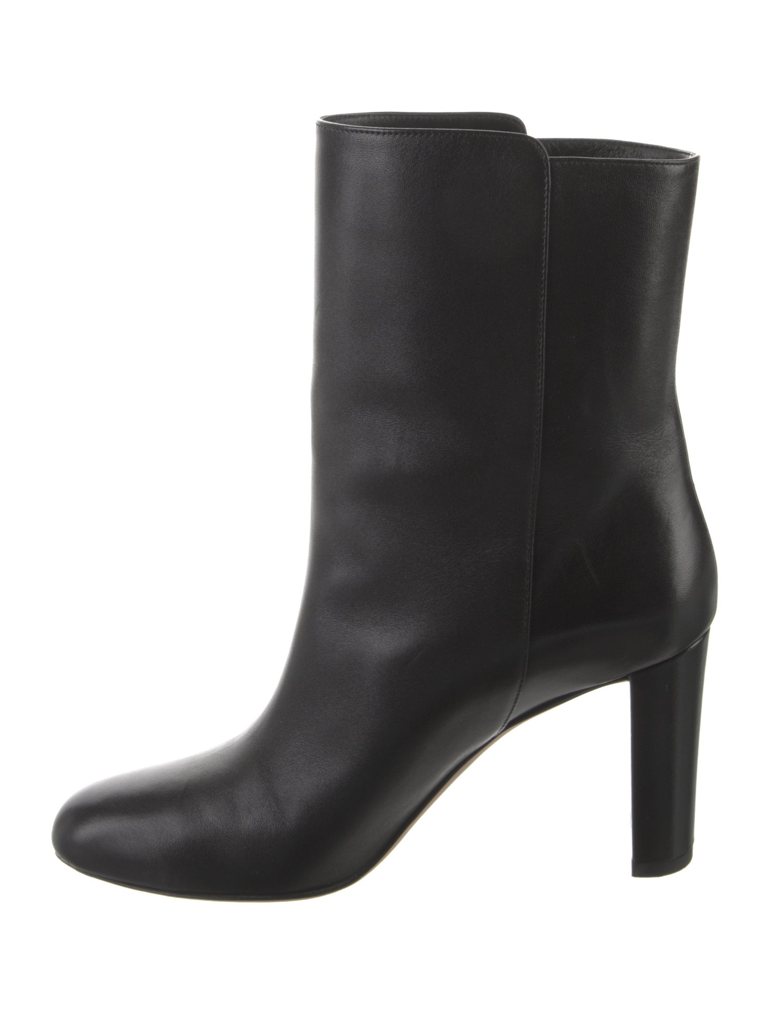 Jimmy Choo Leather Beaded Accents Boots