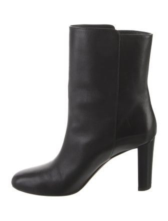 Jimmy Choo Leather Beaded Accents Boots