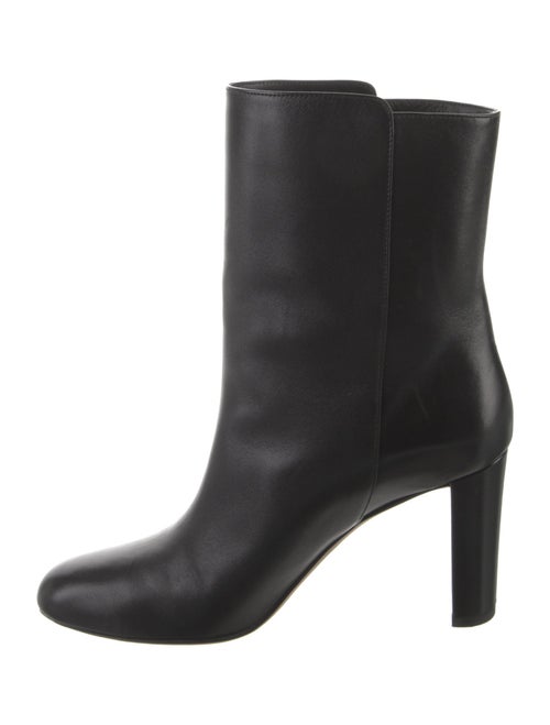 Jimmy Choo Leather Beaded Accents Boots