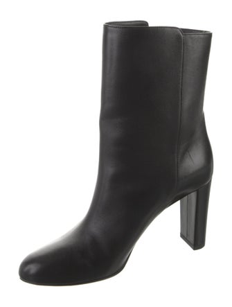 Jimmy Choo Leather Beaded Accents Boots