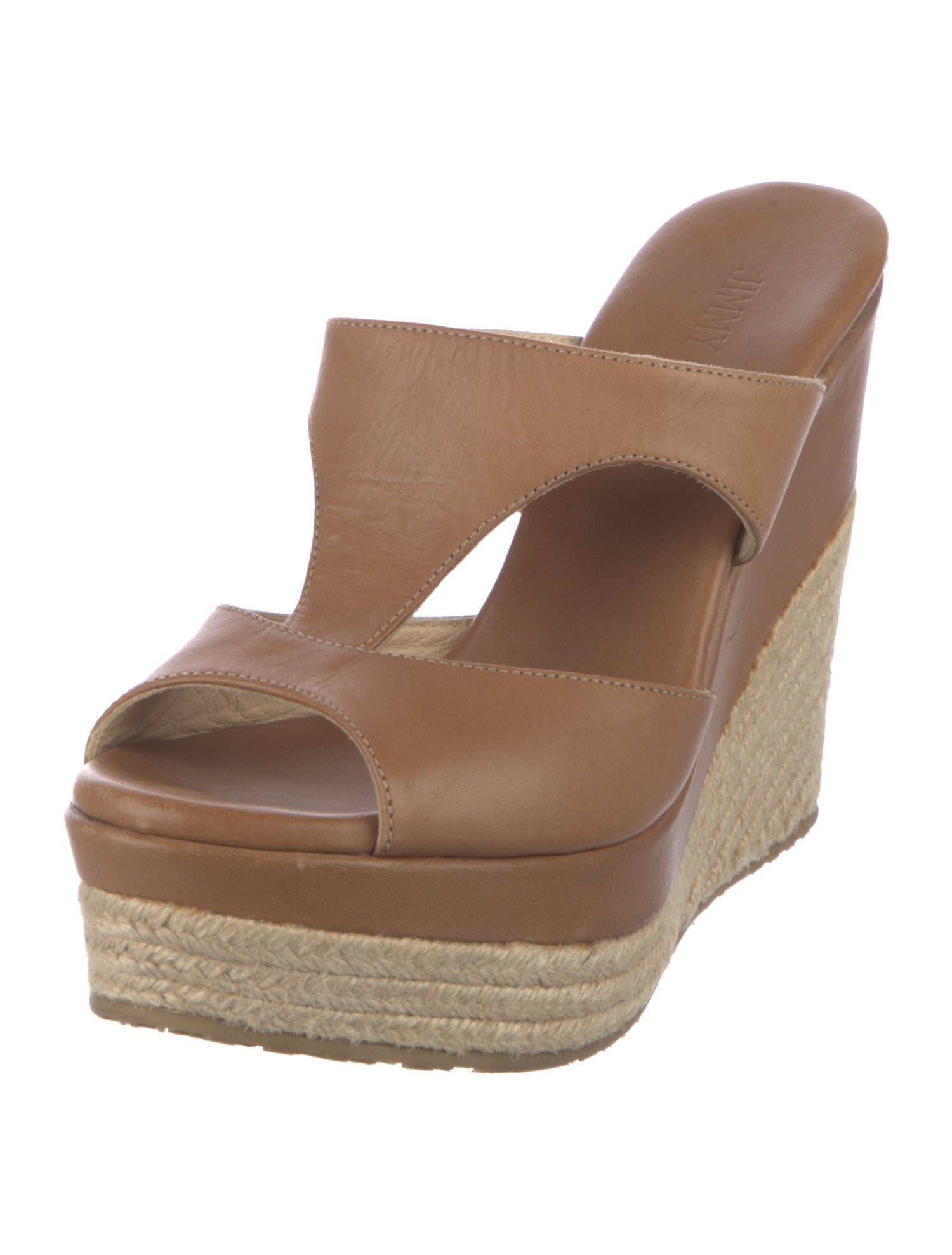 Jimmy Choo Leather Espadrilles