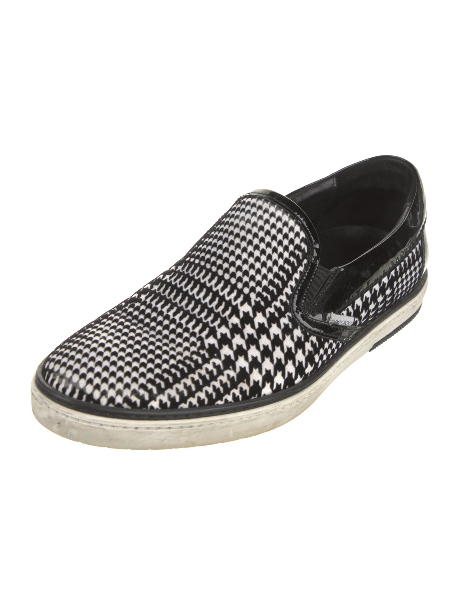 Jimmy Choo Velvet Printed Sneakers