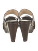 Jimmy Choo Leather Studded Accents Slides